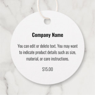 ビジネス赤い白い金ゴールドロゴ2サイド価格ラベル フェイバータグ