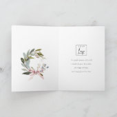 ビジネス赤面グリーンウィンターリースのロ企業のゴ シーズンカード (内部)