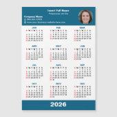 ビジネス起業家 2026年カレンダーマグネット (正面)