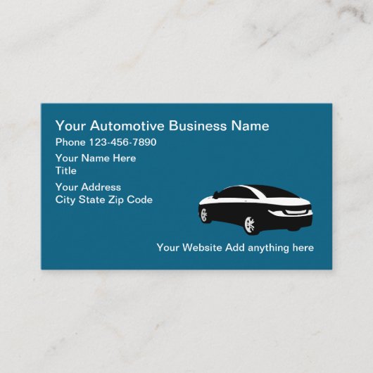 ビジネス車のカードのシンプルレイアウト 名刺 (正面)