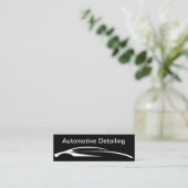 ビジネス車のカードの詳細予算 スキニー名刺 (スタンド正面)