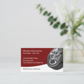 ビジネス車のカードタイヤトレッド 名刺 (スタンド正面)