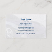 ビジネス車のカードテンプレート 名刺 (裏面)