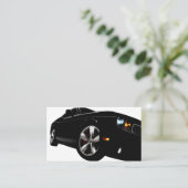 ビジネス車のカードデザインテンプレート 名刺 (スタンド正面)