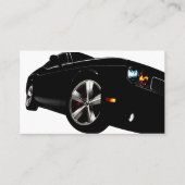 ビジネス車のカードデザインテンプレート 名刺 (正面)