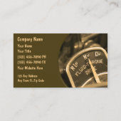 ビジネス車のカードレトロ 名刺 (正面)