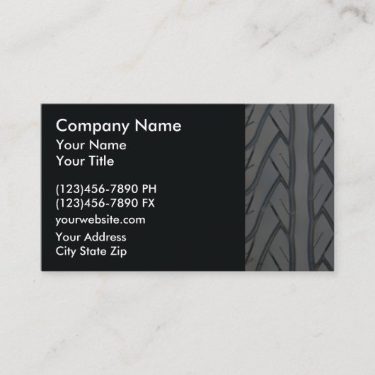 ビジネス車のカード 名刺 (正面)