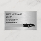 ビジネス車のカード 名刺 (正面)