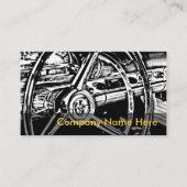 ビジネス車のカード 名刺 (正面)