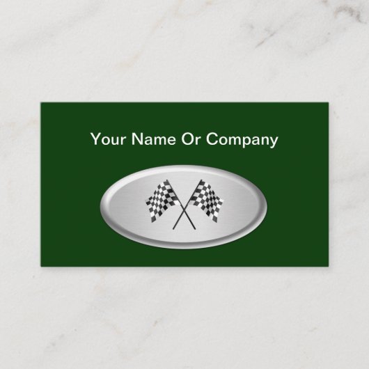 ビジネス車のカード 名刺 (正面)