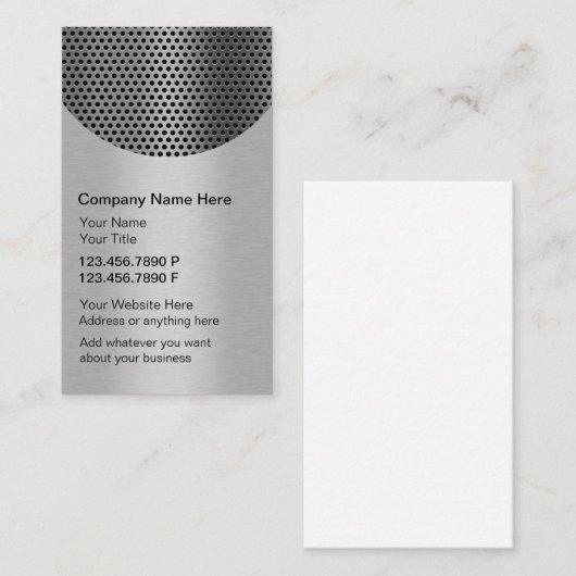 ビジネス車のカード 名刺 (正面/裏面)