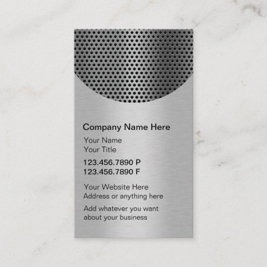 ビジネス車のカード 名刺 (正面)