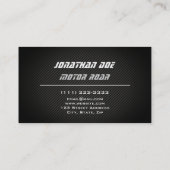 ビジネス車のカード 名刺 (裏面)