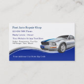 ビジネス車のカード 名刺 (正面)