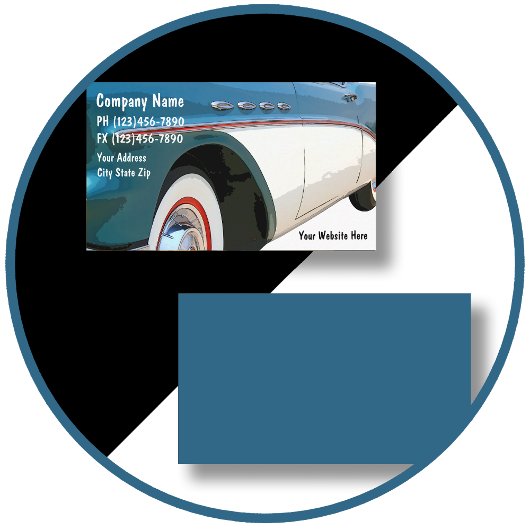 ビジネス車のカード 名刺