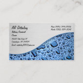 ビジネス車のカード 名刺 (正面)