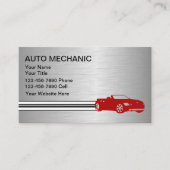 ビジネス車のカード 名刺 (正面)