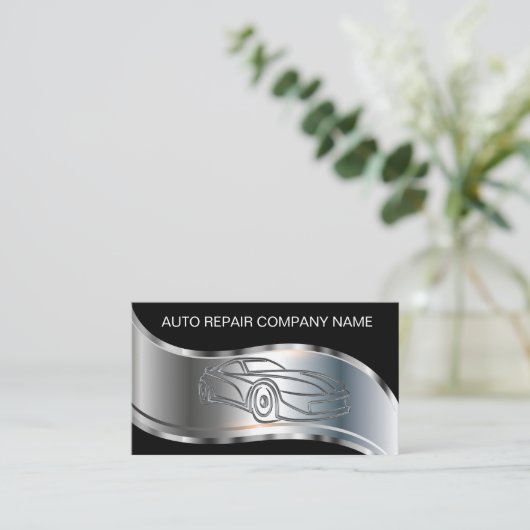 ビジネス車のカード 名刺 (スタンド正面)