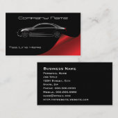 ビジネス車のカード 名刺 (正面/裏面)