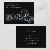 ビジネス車のカード 名刺 (正面/裏面)