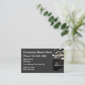 ビジネス車のプロファイルカード 名刺 (スタンド正面)