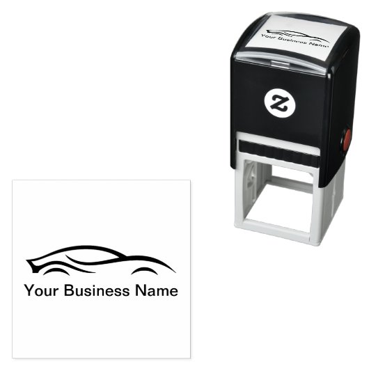 ビジネス車のロゴの自動手書きスタンプ セルフインキングスタンプ (インサイチュ)