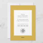 ビジネス金ゴールド2025フェスティバルクリスマスパインブウ シーズンカード (裏面)