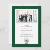 ビジネス金ゴールド2025フェスティバルクリスマスパインブウ シーズンカード (裏面)