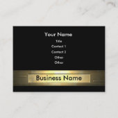 ビジネス金ゴールド 名刺 (正面)