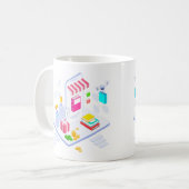 ビジネス開発 コーヒーマグカップ (正面左)