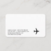 ビジネス関係者 | 航空券 | 航空会社 名刺 (裏面)