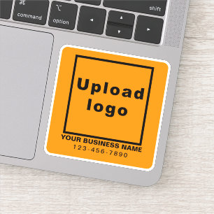 ビジネス電話番号オンOrange Square Vinyl シール