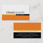 ビジネス頭が切れるカード::シンプルクラス26 名刺 (正面/裏面)