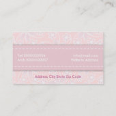 ビジネス魅力的カード 名刺 (裏面)