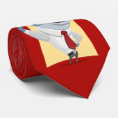 ビジネス鮫は、赤に動力を与えます ネクタイ (ロール)