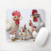 ビジネス鶏 マウスパッド (マウス)