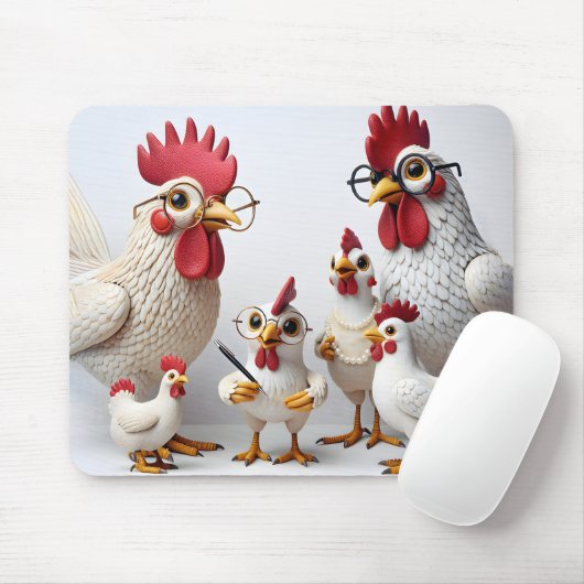 ビジネス鶏 マウスパッド (マウス)