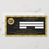 ビジネス黒金ゴールド休暇商品券 (裏面)