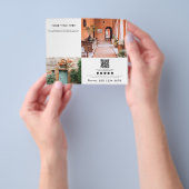 ビジネス2プロモーションフォトQRコードソーシャルメディア チラシ (手)