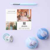 ビジネス2プロモーションフォトQRコードソーシャルメディア チラシ (シングル)