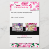 ビジネス4写真さくらんぼスパサロンシック チラシ (裏面)