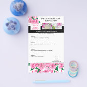 ビジネス4写真さくらんぼスパサロンシック チラシ (シングル)