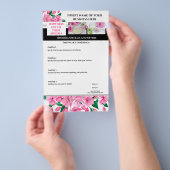 ビジネス4写真さくらんぼスパサロンシック チラシ (ハンドル)