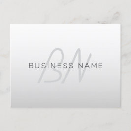 ビジネス、あいさつ文、または名前の編集可能文字 ポストカード