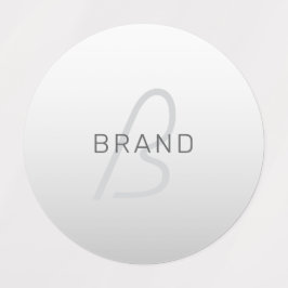 ビジネス、あいさつ文、または名前の編集可能文字 ラベル