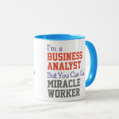 ビジネス・アナリストのMiracle Worker Mug マグカップ (正面右)