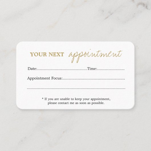 ビジネス/アポイントメントカード 名刺 (正面)