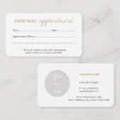 ビジネス/アポイントメントカード 名刺 (正面/裏面)