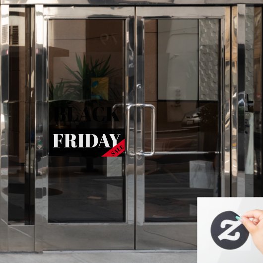 ビジネス ウィンドウ シール - ブラック フライデー セール ウィンドウサイン (オフィスドア)