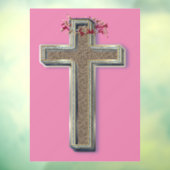 ビジネス ウィンドウ スティッカー ピンクの背景 ウィンドウサイン (シート3)